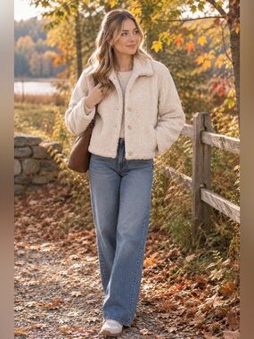 Bloom Girl Fleece Jacket Size Small